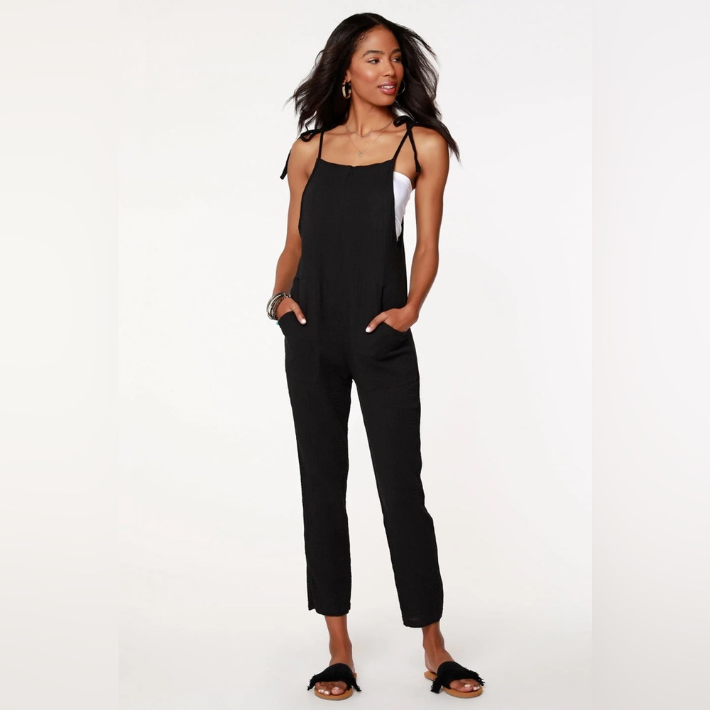 Bobbi Black Tie Jumpsuit Jumper
